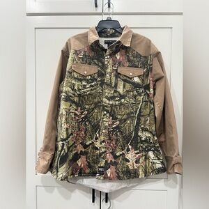 Men's Real Ranch snap button Shirt XXL Real Tree Camo